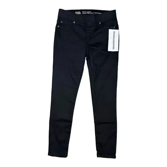 NEW Amazon Essentials Size 4 Short Black Pull On Jegging NWT - Picture 1 of 6